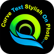 Icoon van programma: Curve Text Stylish On Pho…