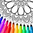 プログラムのアイコン：Mandala Coloring Pages Ga…