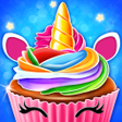 Ícone do programa: Unicorn Cupcake Baking Ga…