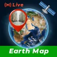 أيقونة البرنامج: Live Earth Map HD - World…