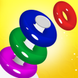 أيقونة البرنامج: Color Hoop Stack Puzzle -…