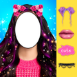 プログラムのアイコン：Girls Hairstyles -Hair ch…