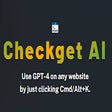 Checkget AI - Smart Assistant for ChatGPT