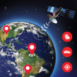 プログラムのアイコン：Live earth map GPS world …