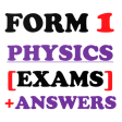 Physics Form 1 Exams  Answers