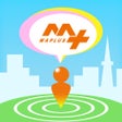 Programın simgesi: MAPLUSキャラdeナビ　地図ナビ渋滞情報