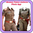 Women Police Uniform Photo App