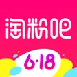 Ikona programu: 淘粉吧-购物省钱领优惠券的返利APP