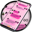 プログラムのアイコン：SMS Theme Ribbon Black - …
