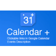 Calendar + for Google Chrome™