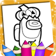 プログラムのアイコン：Glitter Among us Coloring…