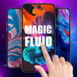 أيقونة البرنامج: Magic Fluid Wallpaper 4D
