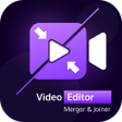 أيقونة البرنامج: Unlimited Video Merger Jo…