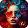 プログラムのアイコン：AI Photo Generator: AI Ar…