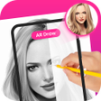 ไอคอนของโปรแกรม: Anime Sketch offline: AR …