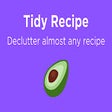 Tidy recipe