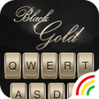 Icon of program: Black Gold Keyboard Theme