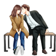 Ícone do programa: Romantic Couple WASticker…