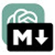 プログラムのアイコン：GPT2MD