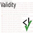 Symbol des Programms: Validity