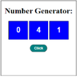 Icon of program: Random Number Generator