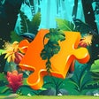 أيقونة البرنامج: Jungle Jigsaw