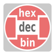 أيقونة البرنامج: Bin Hex Converter