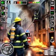 أيقونة البرنامج: Fire Fighter Truck Simula…