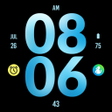 Ikona programu: Big Blue Watch Face