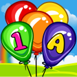 プログラムのアイコン：Balloon Pop Kids games fo…