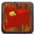 Brick animal examples icon