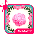 Pink Roses Animated Keyboard