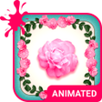 Ikona programu: Pink Roses Animated Keybo…
