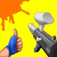أيقونة البرنامج: Paintball Shoot - Knockem…