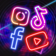Иконка программы: Neon Icon Designer App