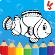 プログラムのアイコン：Coloring games for kids a…