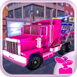 程序图标：Pink Trailer Truck Car Ca…
