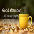 プログラムのアイコン：Good Afternoon: Greetings…