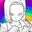 プログラムのアイコン：Dragon Super Coloring Boo…