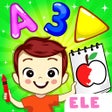 أيقونة البرنامج: ElePant Preschool Kids Ga…