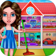 Programın simgesi: House Cleanup : Girl Home…