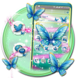プログラムのアイコン：Butterfly Glitter Theme