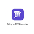 프로그램 아이콘: String to CSV converter