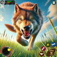 Иконка программы: Wolf Games Wild Animal Si…
