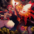 أيقونة البرنامج: Rengoku Vs Akaza Demon Sl…