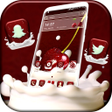 أيقونة البرنامج: Red Cherry Launcher Theme