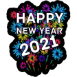 Happy New Years stickers 2021