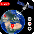 أيقونة البرنامج: Live Earth Map 3D Satelli…
