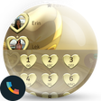 Icon of program: Theme Dialer Metal Gold H…
