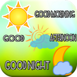 プログラムのアイコン：Good Morning, Afternoon, …